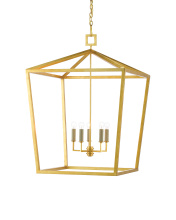 Currey 9000-0404 - Denison Grande Gold Lantern