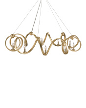 Currey 9490 - Ringmaster Gold Chandelier