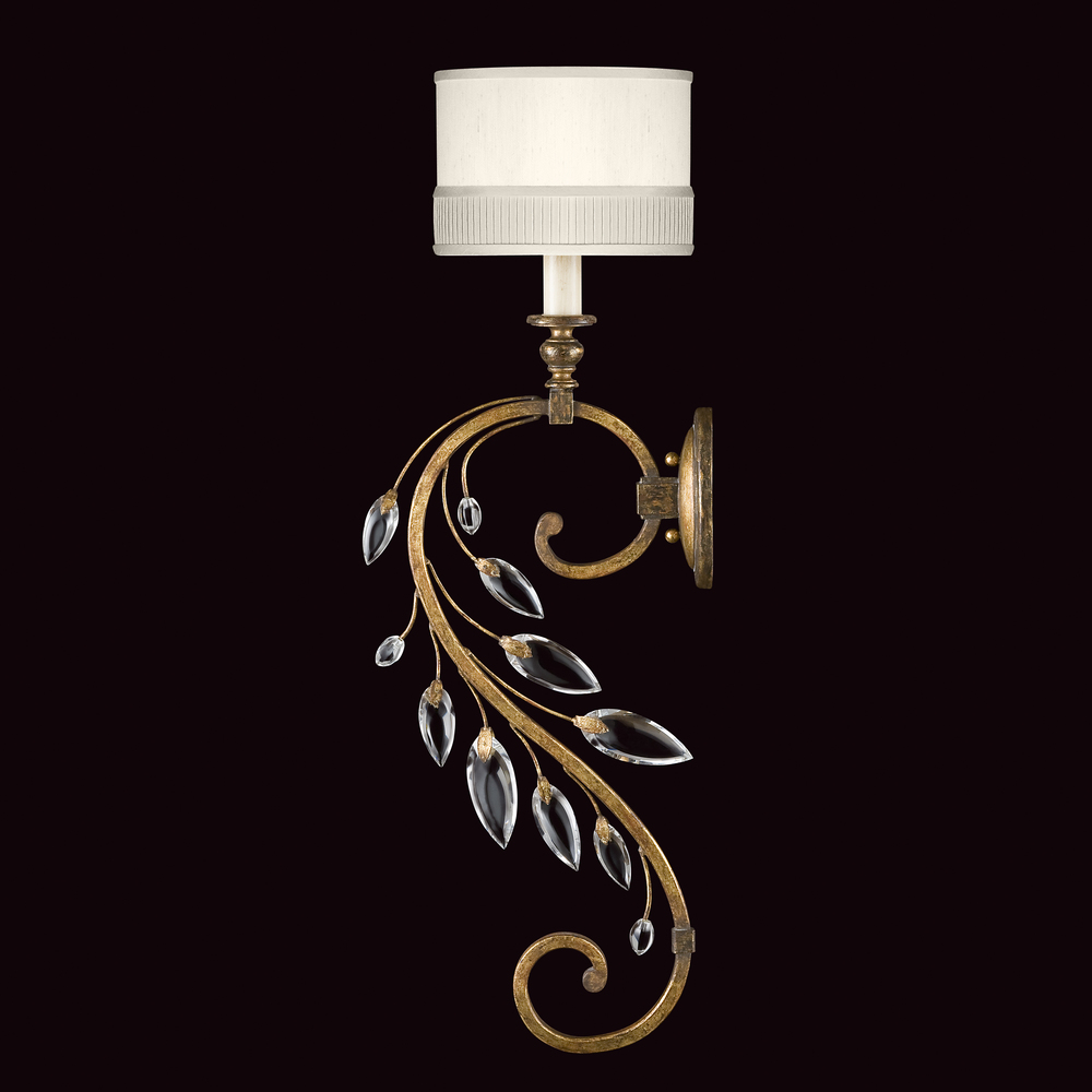 Crystal Laurel 32"H Sconce